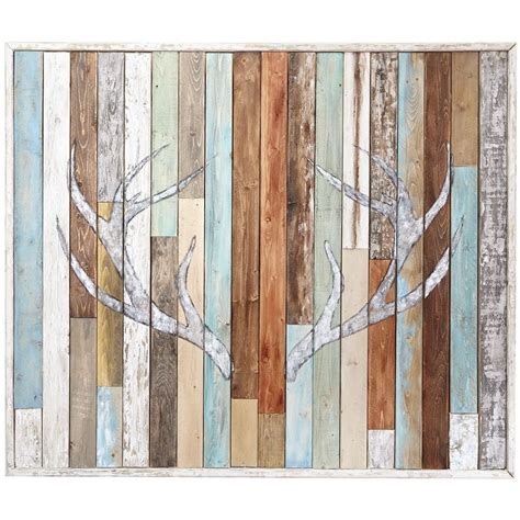 Easy To Make Myself Antler Silhouette Wall Panel Pier Imports