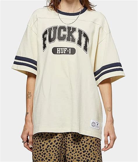 HUF ハフ FUCK IT FOOTBALL SHIRT FAITHWEB