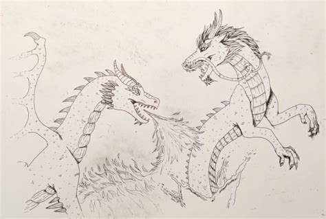 Artstation Eastern Vs Western Dragon