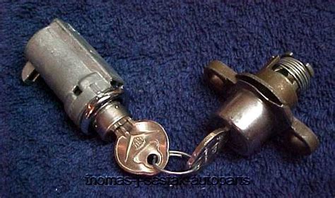 NOS Trunk Glove Box Lock With Crest Keys Caddy Cadillac 1959 1960 EBay