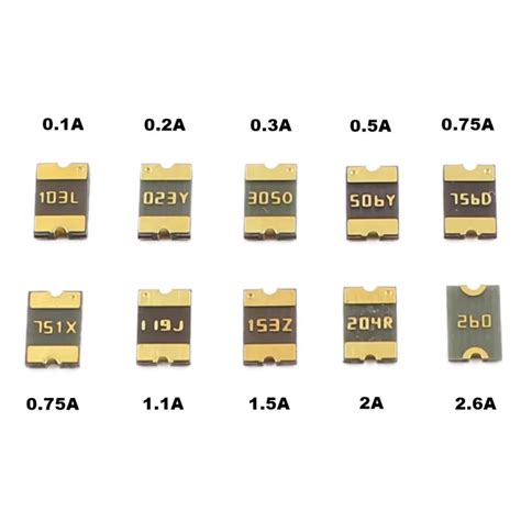 Ptc Resettable Fuse 1812 Smt Smd 01a 02a 03a 05a 075a 11a 15a 2a