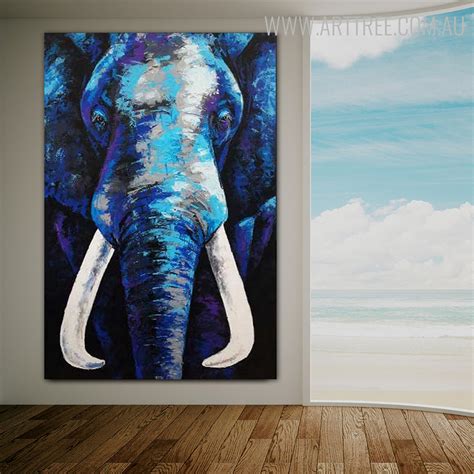 Blue Elephant - arttree.com.au