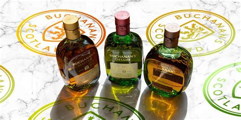 Download Three Blends Of Buchanans Whiskey Wallpaper