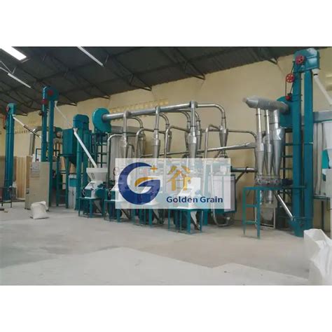 Industrial Maize Corn Flour Mill Plant Corn Processing Machine And