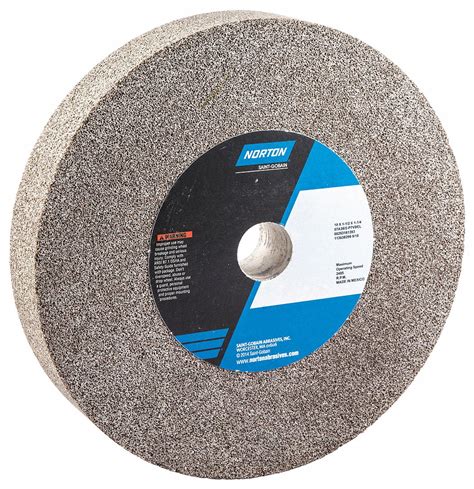 NORTON Type 1 Aluminum Oxide Straight Grinding Wheel 10 In 1 1 4 In