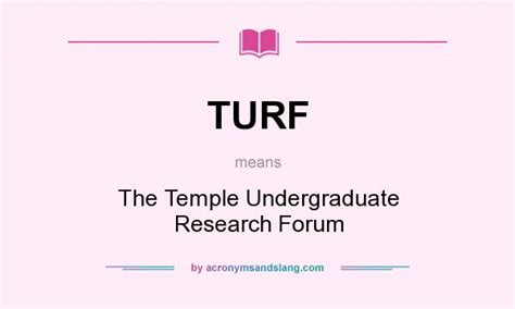 Turf The Temple Undergraduate Research Forum In Undefined By