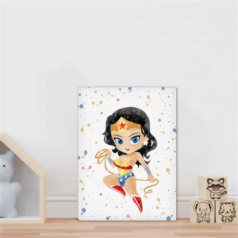 Placa Decorativa Infantil Mulher Maravilha Elo