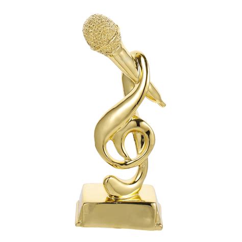 Buy Inoomp Music Trophy Office Desk Decor Plastic Trophy Statue Decor