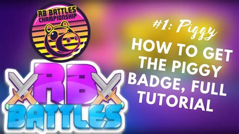 How To Beat The First RB BATTLES Event In PIGGY Roblox RB Battles