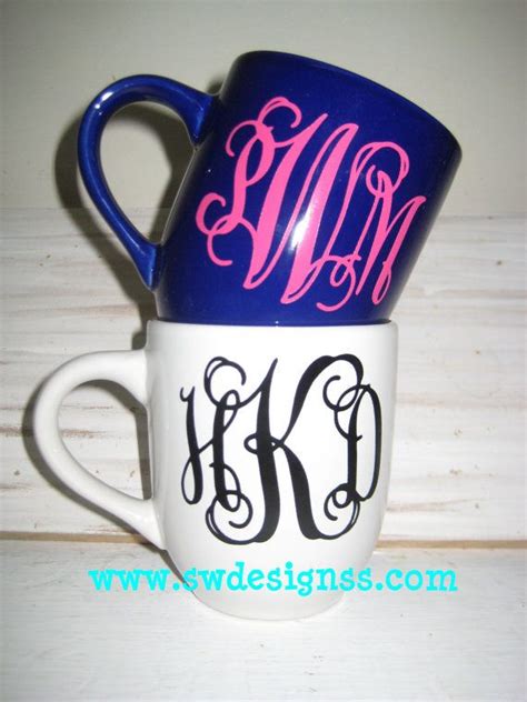 Monogrammed Coffee Mugs