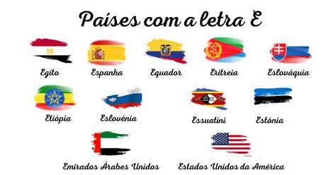 País É Com Letra Maiúscula - Países com a Letra E