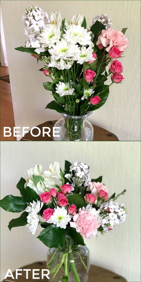 How To Transform A Grocery Store Bouquet Into A Floral Shop Arrangemen