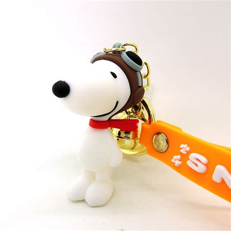 Snoopy Aviador Keyring Llavero 6cm Bootleg Chibi Madtoyz