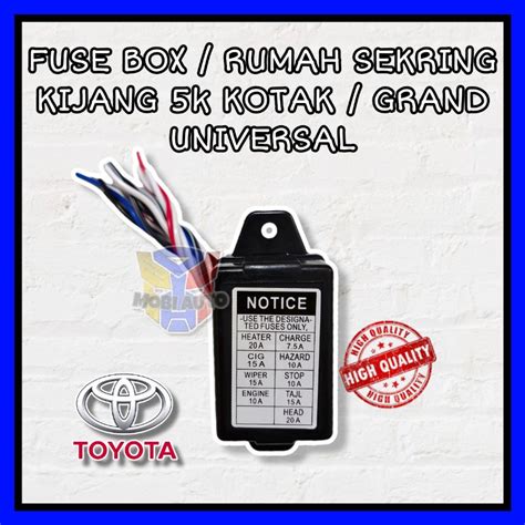 Jual Fuse Box Rumah Sekring Kijang 5K Kotak Super Grand Universal