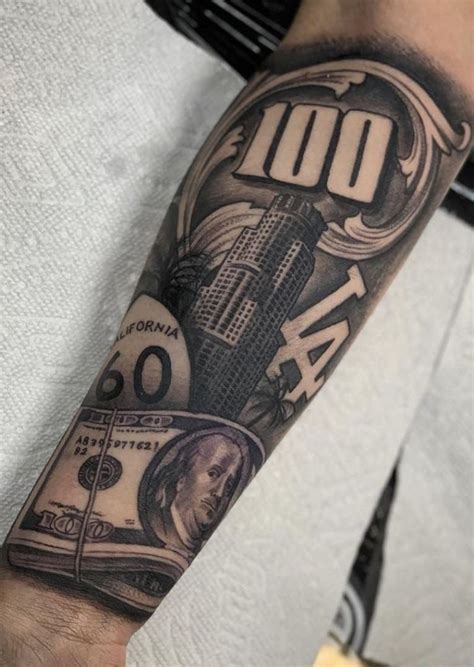 Money Tattoos For Men Dollar Bill Sign Ink In Money