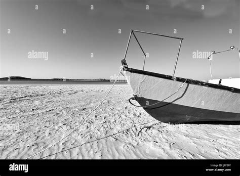 Fishing Boat On The Beach Stock Photo Alamy