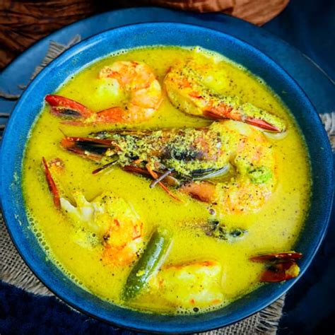 Easy Shrimp Coconut Curry Bhapa Chingri Instant Pot Easy Indian