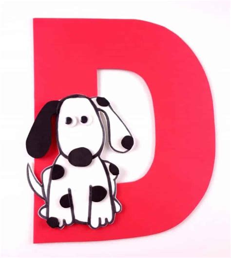 Letter D Craft With Printable – D is For Dog - Letter of the Week