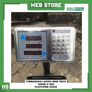 Jual Timbangan Duduk Digital Lantai Barang Pagar Kg Newtech Nt E