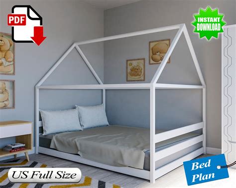 Full Bed Plan, Full Size, DIY, PDF - Etsy