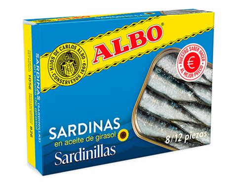 Sardinillas En Aceite De Girasol 105g Conservas Albo