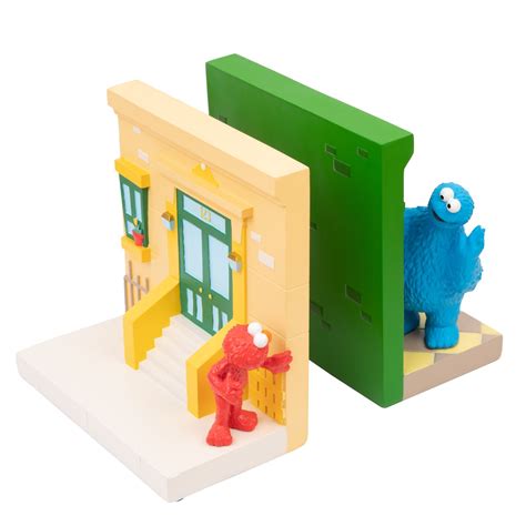 Sesame Street Elmo Cookie Monster Resin Bookends Preorder Merchoid