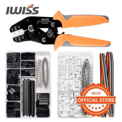 Iwiss Sn Bm Crimping Tool Kit Crimper Plier With Mm Dupont