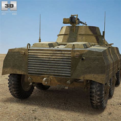 M8 Greyhound 3D model - Military on Hum3D