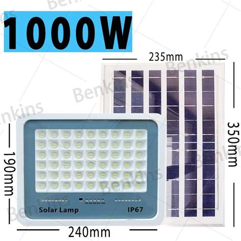 W Solar Outdoor Light Waterproof Solar Light Lampu Solar Luar Rumah