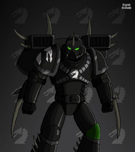 Black Dragons Space Marine With Jump Pack By Evgenigraham On Deviantart