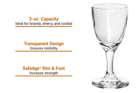 Libbey 3788 3 Oz Embassy Sherry Glass Safedge Rim And Foot Guarantee