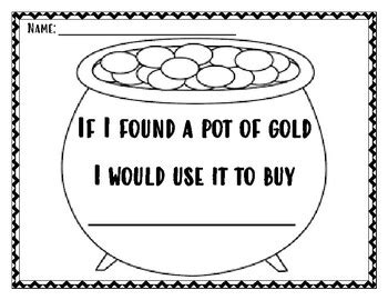 If I Found A Pot Of Gold By Pocketful Of Pencils TpT