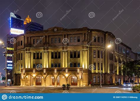 Night Exterior View Of The National Yang Ming Chiao Tung University