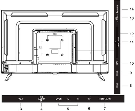 TELEFUNKEN TF-LED32S72T2 LCD TV with LED Backlight Instruction Manual