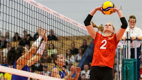 Deutscher Volleyball Verband Halle Laenderspiel Frauen