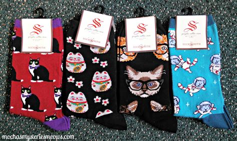 Melissa's Mochas, Mysteries and Meows: Fun Feline Finds: Socksmith Cat ...