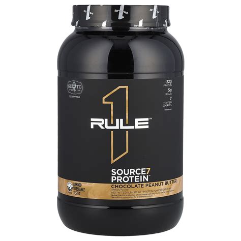 Rule One Proteins Source Protein Powder Drink Mix Chocolate Peanut