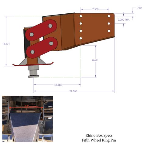 Executive Fifth Wheel King Pin Box GEN Y HITCH