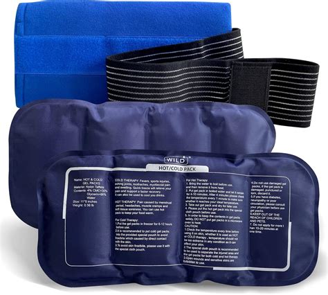 Wild Ice Packs For Sports Injuries X Reusable Gel Hot Cold Ice
