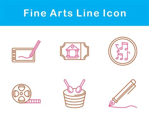 Fine Arts Vector Icon Set 21504345 Vector Art at Vecteezy