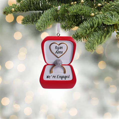 2023 Personalized Wedding Ring Ornament-couple Christmas - Etsy