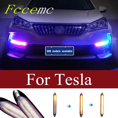 V Car Led Light Strip Drl Daytime Running Light Strips Flexible Led