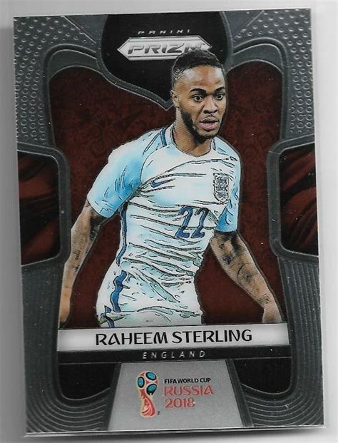 Panini Prizm World Cup Base Card Raheem Sterling Ebay