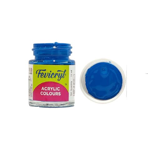 Fevicryl Acrylic Paint – Cerulean Blue – Connect4Sale