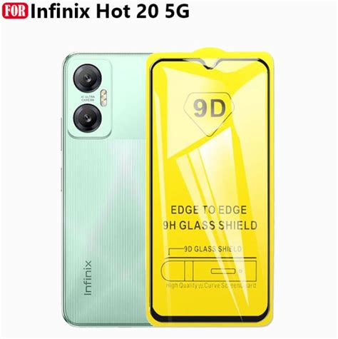 Tempered Glass Infinix Hot 20 5G Anti Gores Kaca Full Cover Lazada Indonesia