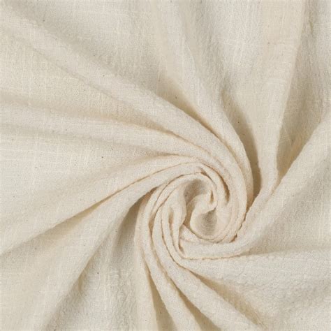 Katoen Slub Washed Naturel Van Schie Raamdecoratie En Stoffen