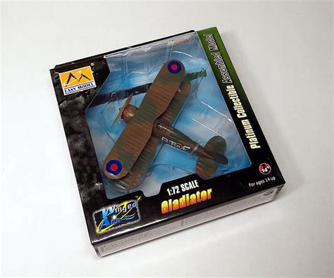 EASY MODEL 36458 Aircraft 1 72 Gladiator Mk I 112 Sqn RAF RT E K6135 E6458