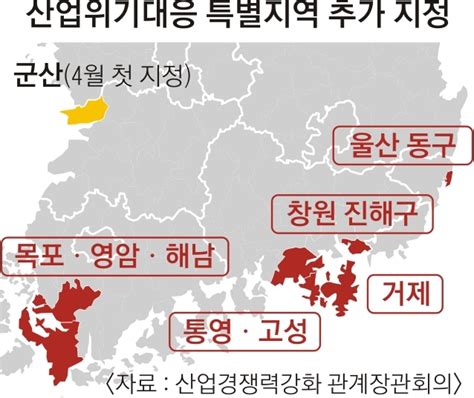 ‘조선업 불황 거제·울산 동구 등 5곳 산업위기지역 서울신문