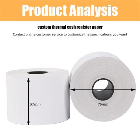 Wholesale Cash Register Thermal Paper Roll 2 1 450 Thermal Paper Roll