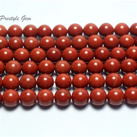 Meihan Natural Red Jasper 6mm 8mm 10mm 12mm Stone Beads Smooth Round